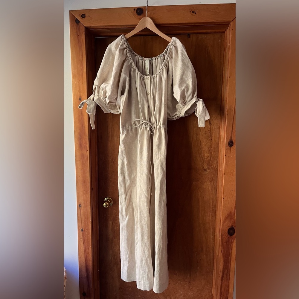Eliza Faulkner linen jumpsuit M/L